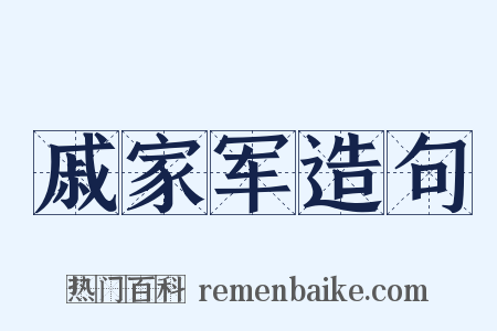 戚家军造句是什么意思的图片